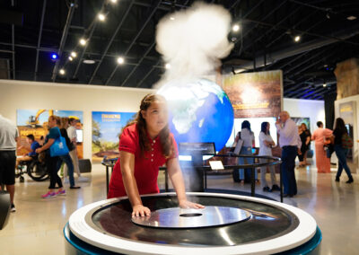 Girl at the Cloud Caster