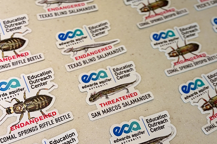 Edwards Aquifer Endangered Species Stickers Edwards Aquifer Endangered Species Stickers